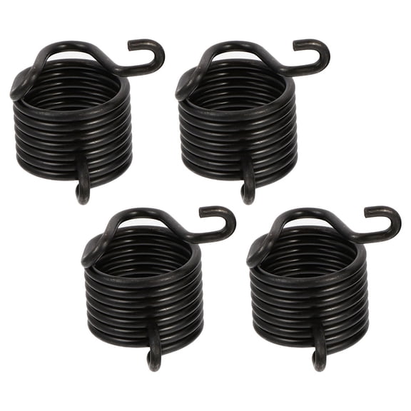 ADDHAT Air Chisel Spring Retainer 1.77X1.38X1.38In Black Steel 4Pcs Precision Machining Techniques