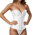 thumbnail image 2 of SRZYMJ Women's Bustier Corset Top Body Sculpting Underwear Elegant Corset Bustier For Waist Control And Lift For All Occasions, 2 of 7