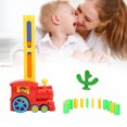 thumbnail image 1 of Electric Domino Toy, Strong Stable Durable Non-Deformation Tear Resistant Domino Car Toy, For Home Playing Above 3 Years Old Training, 1 of 8