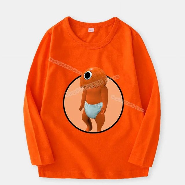 Camiseta de manga larga de Garten of Banban para niños, camisetas de algodón con figuras de juego, Tops de Anime de dibujos animados bonitos, ropa de bebé para niño y niña, otoño