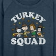 thumbnail image 3 of Peanuts - Turkey Squad - Women's Lightweight French Terry Long Sleeve Shirt, 3 of 6