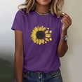 thumbnail image 4 of Blouses pour Femmes,Shorts pour Femmes,Blouse à Manches Courtes Imprimée pour Femmes, T-Shirt Drôle à Col Rond,Blouses pour Femmes Mode,Blouses à Manches Courtes pour Femmes, 4 of 5