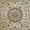 Ivory, variant on Emma + Oliver Ultra Soft 4'x4' Square Olefin Accent Rug with Traditional Multicolor Medallion Design in Ivory with Natural Jute Backing