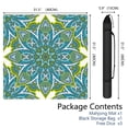 thumbnail image 2 of Mandala Mahjong Mat for Table, 31.5*31.5in Anti Slip American Mahjong Table Cloth, Noise Reduction, Neoprene Mah jongg Mat with Carrying Bag & 3 Dices, Mahjong Accessories Gift, Board Tile Games Mats, 2 of 7