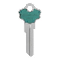 Hillman 5969548 KW10 Traditional House & Office Universal Key Blank, Green - Pack of 5