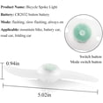 thumbnail image 4 of 4 x luz de rueda de bicicleta LED, luz de rueda de bicicleta LED a prueba de agua con 3 modos de parpadeo luz de rueda de bicicleta LED para bicicleta para adultos y niños - verde - verde Sincero Electrónica, 4 of 5