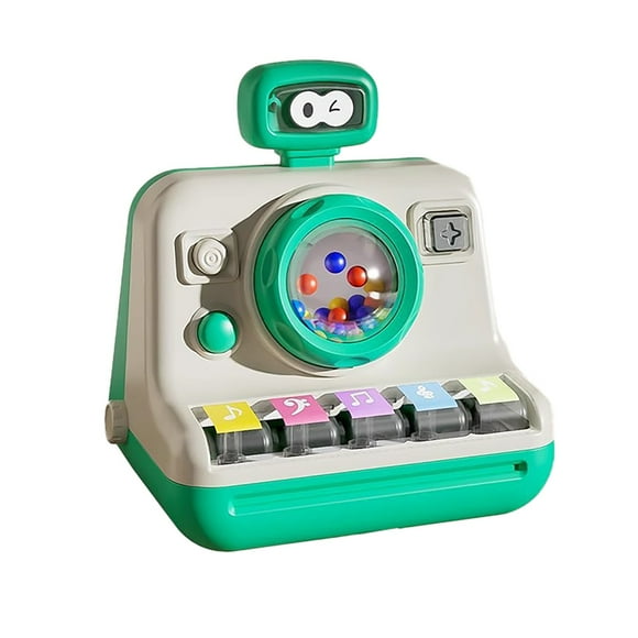 Hearth & Gear Baby Piano Musical Instruments Toys Camera Themed Light Up Interactive Toys For Toddlers 1~3 Tummy & Activity Classroom Exchange Valentines Day Cards Hunger Hippo Game Alphabet Bath Tub