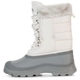 thumbnail image 4 of Trespass Bottes de Neige pour Femmes Stavra II - Doublure en Polaire Chaude Isolée, Coque en Caoutchouc Imperméable, Dessus en Textile Résistant à l'Eau, Garniture en Fourrure Synthétique, 4 of 11