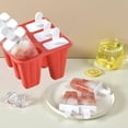 thumbnail image 6 of Popsicle Molds 6 Pieces Silicone Ice Pop Molds BPA Free Popsicle Mold Reusable Easy Release Ice Pop Make, 6 of 6