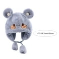 thumbnail image 7 of Cute Baby Boys Girls Winter Hats Bear Ears Earmuffs Cap with Soft Balls, Fleece Warm Hemming Caps, 7 of 7