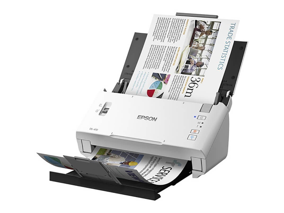Epson DS-730N Document Scanner, 600dpi, 40ppm duplex, USB 2.0