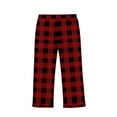 thumbnail image 4 of vdgthytj Kids Pajama Sets Sleepwear Casual Soft Plaid Long Sleeve Tops and Pants 2 Piece Outfits Loungewear, 4 of 8