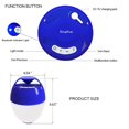 thumbnail image 3 of Altavoz portátil Bluetooth para piscina KingSom con luces de colores, 3 of 9