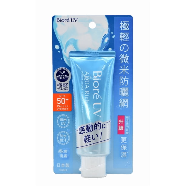 Protector solar Biore UV Aqua Rich Watery Essence SPF50+ PA++++ 73 ml