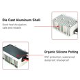 thumbnail image 4 of VEEKI Step Up Convertisseur d'Amplification, 36V 15A 540W Module de Transformateur de Puissance Régulateur de Tension avec Protection contre les Surcharges, Étanche à l'Eau Faible Chauffage, Puissance Suffisante, pour les Systèmes de Sécurité des Véhicules24053226, 4 of 5