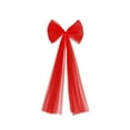 thumbnail image 2 of Large Tulle Christmas Bow, For Christmas Tree Topper Car Giant Wreath Wall Decor, With Long Streamers For Xmas Home Wedding Holiday Decor Supplies, 2 of 4