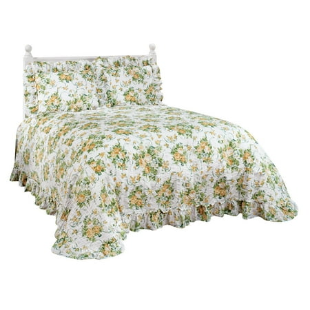 Ribbons and Roses Plisse Bedding