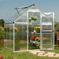 thumbnail image 2 of Palram - Canopia HG5006-1B  Mythos Greenhouse - 6 x 6 ft. - Silver, 2 of 10