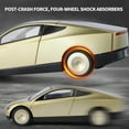 thumbnail image 6 of Anmyjuly 1:24 Scale Die-Cast Metal Autonomous Taxi Model Car - Dynamic Flowing Lights, Sound Effects, Spring Suspension & Opening Doors, 6 of 8