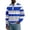 Blue, variant on fnnxeal Mens Polo Shirts, Waffle Striped Fall Winter Casual Long Sleeve Collared Blue Polo Shirts for Men Size XL