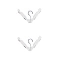 thumbnail image 1 of Advancent Percha plegable para ropa, soporte para tendedero, organizador de guardarropa, azul oscuro Blanco 2piezas Advancent CBP273411, 1 of 6