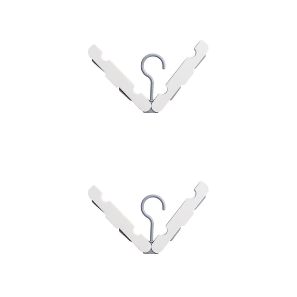 Advancent Percha plegable para ropa, soporte para tendedero, organizador de guardarropa, azul oscuro Blanco 2piezas Advancent CBP273411