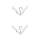 thumbnail image 1 of Advancent Percha plegable para ropa, soporte para tendedero, organizador de guardarropa, azul oscuro Blanco 2piezas Advancent CBP273411, 1 of 6