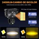 thumbnail image 3 of Par Faros Auxiliares Lupas Led Brillo Alto Chips Para Moto, 3 of 6