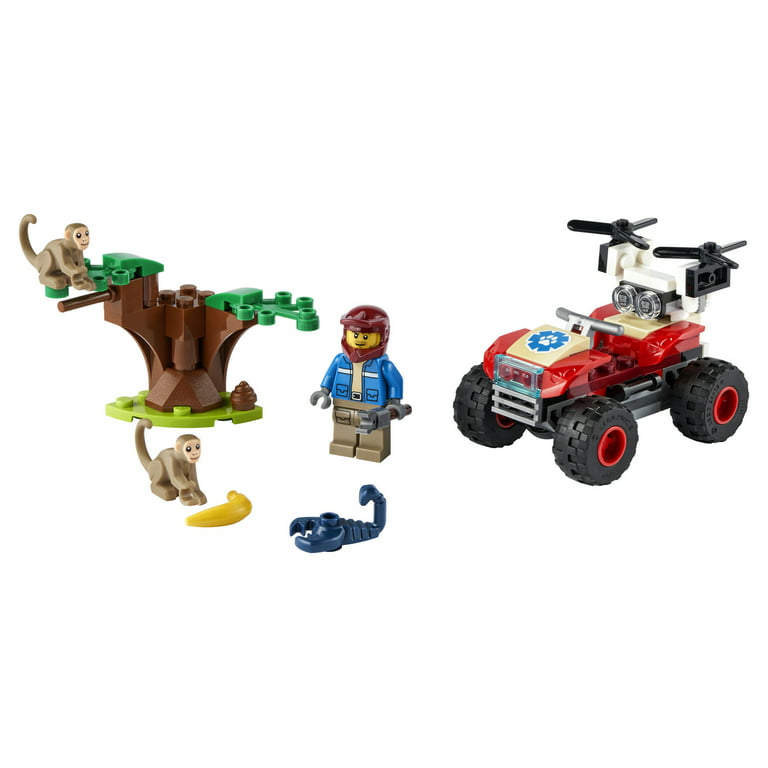 LEGO Wildlife Rescue ATV 60300 Set (74 Pieces) -