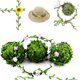 thumbnail image 4 of Rollos de cinta de hojas de vid artificial Vhermosa guirnalda de hojas verdes decoración de pared DIY, 4 of 7