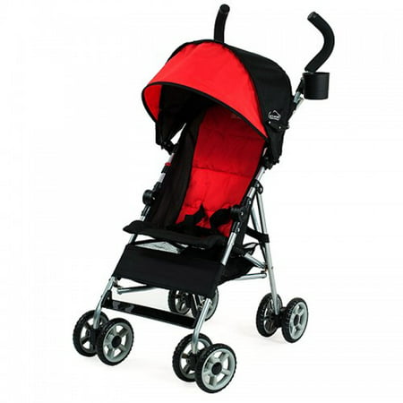 Kolcraft Cloud Umbrella Stroller, Red (Best Double Umbrella Stroller For Tall Parents)