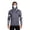 Dark Gray, variant on VeFlora Men's UPF 50+ Fishing Hoodie Shirt with Face Mask - Camo UV Long Sleeve Moisture Wicking Sun Protection Rash Guard for Hiking(Dark Gray/S)