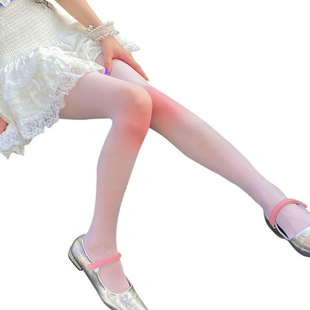 POPLIS Women Japanese Silky Pantyhose Gradient Blusher Cheek Color Design Tights Stockings Lingerie Hosiery
