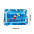 thumbnail image 3 of Oioii Baby Crawling Toy with Inflatable Turtle Water Pad, Water Injection Play Mat for Tummy Time, Soft and Safe Sensory Pad To Promote Baby Development and Interactive Fun,B, 3 of 6