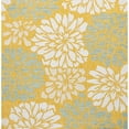 thumbnail image 2 of JONATHAN Y SANTA MONICA 5' Square Area Rug, Zinnia Floral Textured Weave - Yellow/Cream, SMB110G-5SQ, 2 of 8