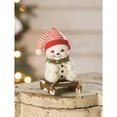 thumbnail image 3 of Bethany Lowe Down The Slopes Snowman Figurine, 3 of 3
