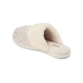 thumbnail image 4 of Dearfoams Cozy Comfort Women's Knit Speckeled Scuff Slippers, 4 of 6