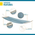 thumbnail image 3 of Duck Covers Weekend 82 Inch Mesh One-Person Travel Hammock, Blue Shadow, 3 of 9