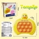 thumbnail image 3 of Juguetes Pop Electronico Juguete Antiestres Quick Push Game Divertido Fast Push Educativo Con Sonido De Color Pequeño pato amarillo, 3 of 4