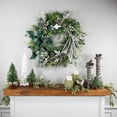 thumbnail image 3 of Northlight Real Touch™️ Frosted Pinecones and Berries Christmas Wreath - 36" - Unlit, 3 of 8