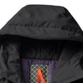 thumbnail image 5 of Sahpxhe Men's Hooded Softshell Jacket Waterproof Windbreaker Zip Up Warm Puffer Jackets Winter Travel Hiking Outerwear Black M, 5 of 9