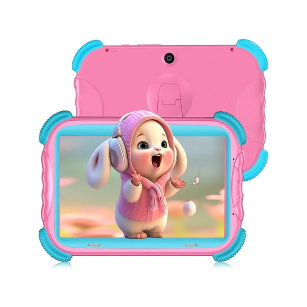 Kids Tablet, 7 inch Tablet for Kids/Toddlers, Android 11, 2GB+32GB, Parental Control APP, Dual Camera, WiFi, Bluetooth, Children Tablet with Anti-Drop