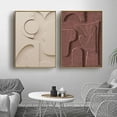 thumbnail image 5 of Póster de pared con fondo artístico de Morandi geométrico Wabi sabi tridimensional abstracto moderno, pintura decorativa en lienzo para el hogar, 5 of 5
