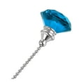 thumbnail image 3 of Unique Bargains Ceiling Fan Pull Chain Decorative Crystal Chain Extension Diamond Pendant Light Blue, 3 of 6