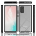 thumbnail image 3 of Allytech Clear Case for Samsung Galaxy Note 20, Hard PC Back Cover Heavy Duty Defender Shockproof Anti-scratch Bumper Defender Case Cover for Samsung Galaxy Note 20, Black, 3 of 6