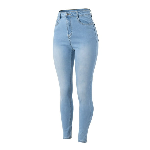 WILLBEST Pantalones Mujer Pantalones Vaqueros Clásicos Ajustados