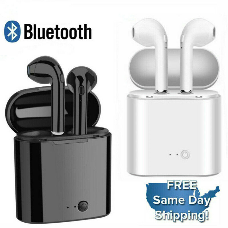 Wireless Earbuds Mini Bluetooth Headset Earphone with Charging Case for iPhone iPhone Samsung Galaxy Android &iOS and Smart Cellphones