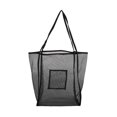 thumbnail image 2 of YYYTop Mesh Big Capacity Bags Shopping Handbag Travel Bag Multifunctional Bags Black, 2 of 6