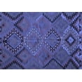 thumbnail image 1 of Ahgly Company Machine Washable Indoor Rectangle Southwestern Blue Country Area Rugs, 5' x 8', 1 of 4