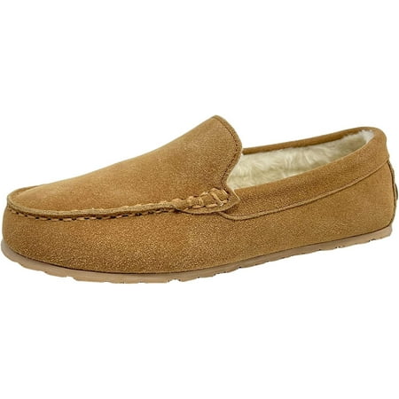 

Clarks Mens Venetians Moccasin Faux Fur Lined Slipper JMH1638 (7 M US Cinnamon)
